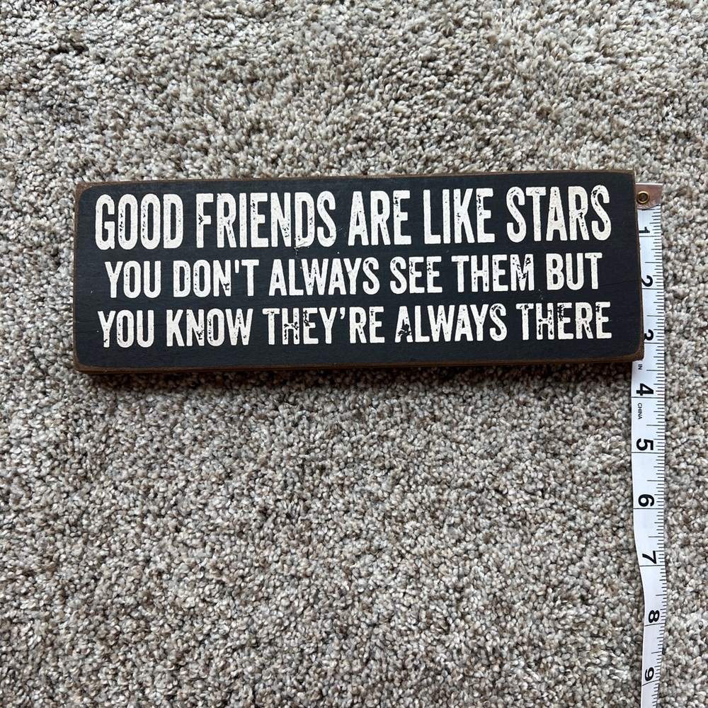 Inspirational Quote Wooden Sign